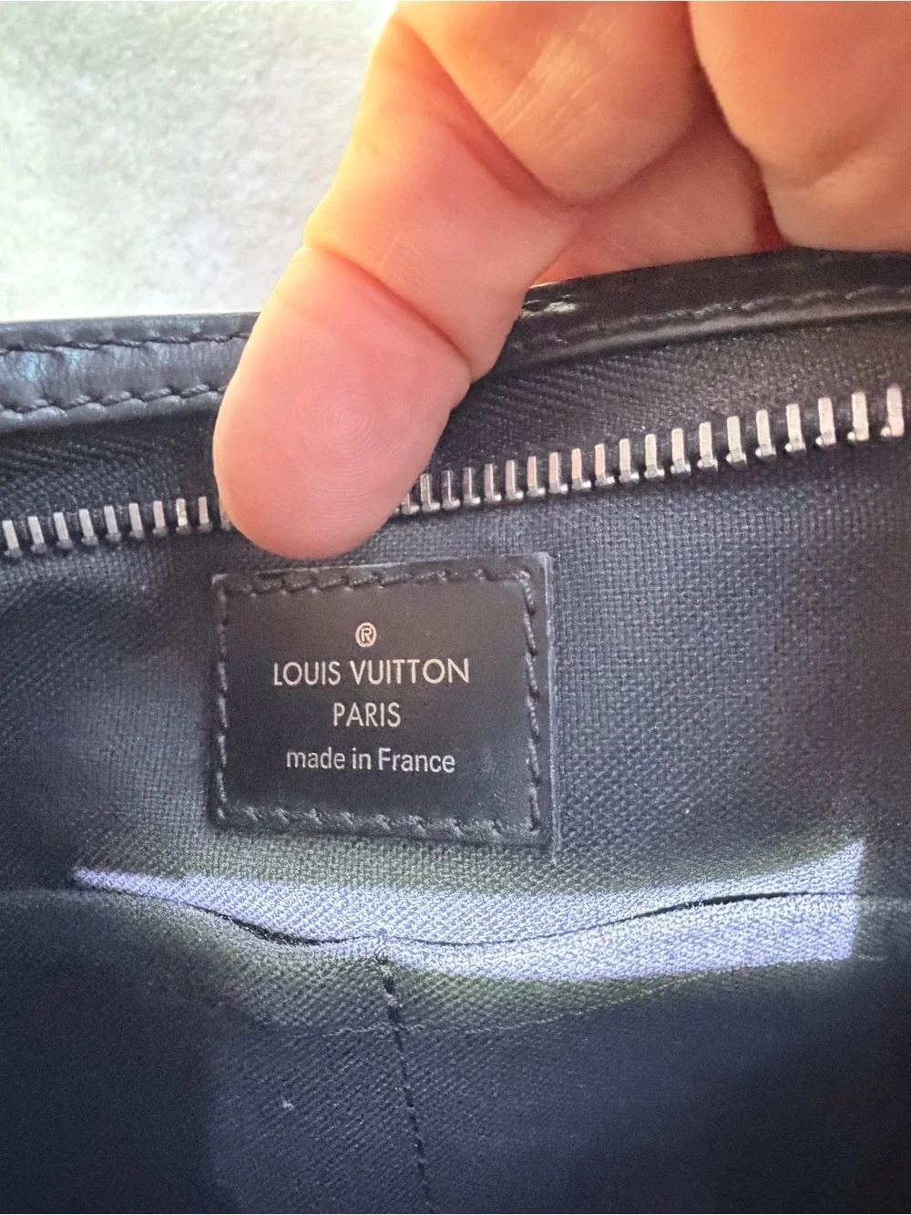 Louis Vuitton Black Damier Crossbody Shoulder Bag